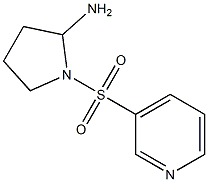 1-(pyridine-3-sulfonyl)pyrrolidin-2-amine Struktur