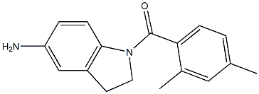 1-[(2,4-dimethylphenyl)carbonyl]-2,3-dihydro-1H-indol-5-amine Struktur