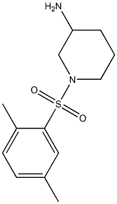 1-[(2,5-dimethylbenzene)sulfonyl]piperidin-3-amine Struktur