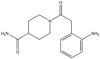 1-[(2-aminophenyl)acetyl]piperidine-4-carboxamide Struktur