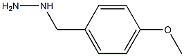 1-[(4-methoxyphenyl)methyl]hydrazine Struktur