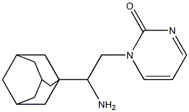 1-[2-(1-adamantyl)-2-aminoethyl]pyrimidin-2(1H)-one Struktur