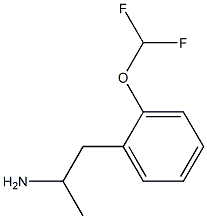 1-[2-(difluoromethoxy)phenyl]propan-2-amine Struktur