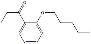 1-[2-(pentyloxy)phenyl]propan-1-one Struktur