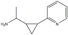 1-[2-(pyridin-2-yl)cyclopropyl]ethan-1-amine Struktur