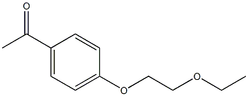 1-[4-(2-ethoxyethoxy)phenyl]ethan-1-one Struktur