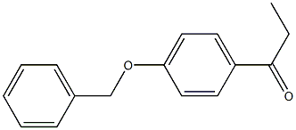 1-[4-(benzyloxy)phenyl]propan-1-one Struktur