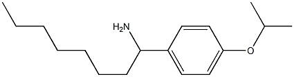 1-[4-(propan-2-yloxy)phenyl]octan-1-amine Struktur