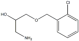 1-amino-3-[(2-chlorophenyl)methoxy]propan-2-ol Struktur