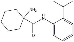 1-amino-N-(2-isopropylphenyl)cyclohexanecarboxamide Struktur