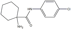 1-amino-N-(4-chlorophenyl)cyclohexanecarboxamide Struktur