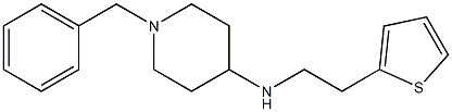 1-benzyl-N-[2-(thiophen-2-yl)ethyl]piperidin-4-amine Struktur