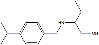 2-({[4-(propan-2-yl)phenyl]methyl}amino)butan-1-ol Struktur