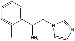 2-(1H-imidazol-1-yl)-1-(2-methylphenyl)ethanamine Struktur