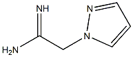 2-(1H-pyrazol-1-yl)ethanimidamide Struktur