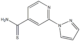 2-(1H-pyrazol-1-yl)pyridine-4-carbothioamide Struktur