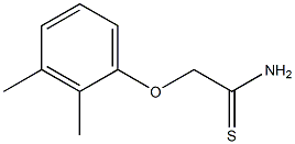 2-(2,3-dimethylphenoxy)ethanethioamide Struktur