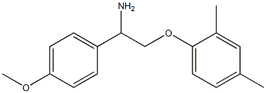 2-(2,4-dimethylphenoxy)-1-(4-methoxyphenyl)ethanamine Struktur