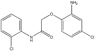 2-(2-amino-4-chlorophenoxy)-N-(2-chlorophenyl)acetamide Struktur