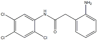 2-(2-aminophenyl)-N-(2,4,5-trichlorophenyl)acetamide Struktur