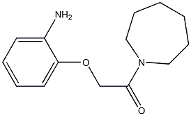 2-(2-azepan-1-yl-2-oxoethoxy)aniline Struktur