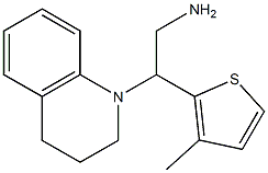 2-(3,4-dihydroquinolin-1(2H)-yl)-2-(3-methylthien-2-yl)ethanamine Struktur