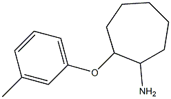 2-(3-methylphenoxy)cycloheptanamine Struktur