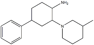 2-(3-methylpiperidin-1-yl)-4-phenylcyclohexanamine Struktur