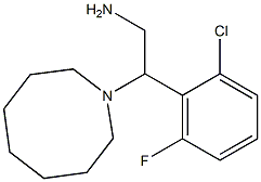 2-(azocan-1-yl)-2-(2-chloro-6-fluorophenyl)ethan-1-amine Struktur