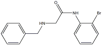 2-(benzylamino)-N-(2-bromophenyl)acetamide Struktur