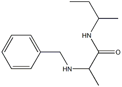 2-(benzylamino)-N-(butan-2-yl)propanamide Struktur