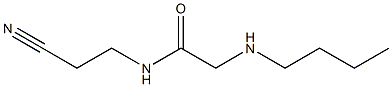 2-(butylamino)-N-(2-cyanoethyl)acetamide Struktur