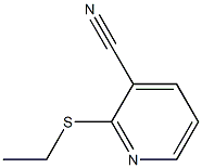 2-(ethylsulfanyl)pyridine-3-carbonitrile Struktur