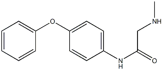 2-(methylamino)-N-(4-phenoxyphenyl)acetamide Struktur