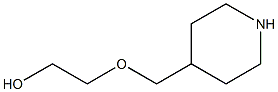 2-(piperidin-4-ylmethoxy)ethan-1-ol Struktur