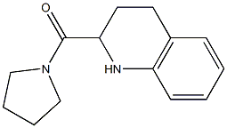 2-(pyrrolidin-1-ylcarbonyl)-1,2,3,4-tetrahydroquinoline Struktur