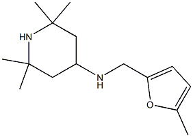 2,2,6,6-tetramethyl-N-[(5-methylfuran-2-yl)methyl]piperidin-4-amine Struktur