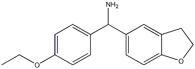 2,3-dihydro-1-benzofuran-5-yl(4-ethoxyphenyl)methanamine Struktur