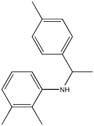 2,3-dimethyl-N-[1-(4-methylphenyl)ethyl]aniline Struktur