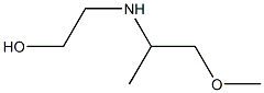 2-[(1-methoxypropan-2-yl)amino]ethan-1-ol Struktur