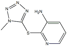 2-[(1-methyl-1H-1,2,3,4-tetrazol-5-yl)sulfanyl]pyridin-3-amine Struktur