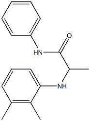 2-[(2,3-dimethylphenyl)amino]-N-phenylpropanamide Struktur