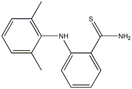 2-[(2,6-dimethylphenyl)amino]benzene-1-carbothioamide Struktur