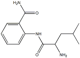 2-[(2-amino-4-methylpentanoyl)amino]benzamide Struktur