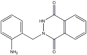 2-[(2-aminophenyl)methyl]-1,2,3,4-tetrahydrophthalazine-1,4-dione Struktur