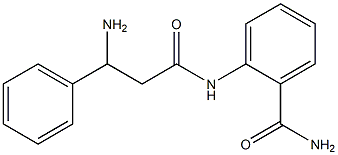 2-[(3-amino-3-phenylpropanoyl)amino]benzamide Struktur