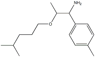 2-[(4-methylpentyl)oxy]-1-(4-methylphenyl)propan-1-amine Struktur