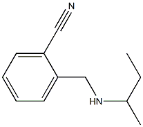 2-[(butan-2-ylamino)methyl]benzonitrile Struktur