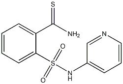 2-[(pyridin-3-ylamino)sulfonyl]benzenecarbothioamide Struktur