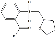 2-[(tetrahydrofuran-2-ylmethyl)sulfonyl]benzoic acid Struktur